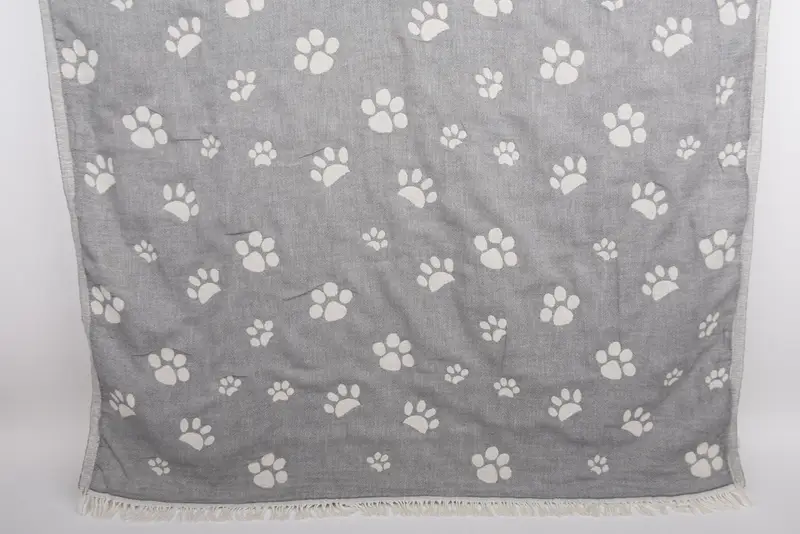 Best Friend Gift Monogrammed Beach Towel Dark Gray 36x71 Inches