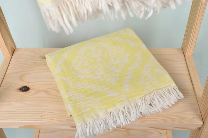 Spa Gift, Custom monogram Turkish beach towel USA, Turkish beach towel, Quick-dry peshtemal, Monogram Turkish Towel, 68x36 Cotton Baroque Towel - 6