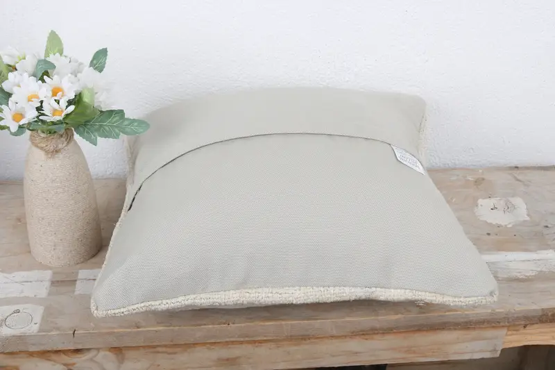 Turkish Kilim Pillow, 14x14 White Pillow Cover, Car Pillow Sham, Personalized Gift Pillow Pillow, Vintage Pillow, Pillow for Sofa, Pillow Case - 7