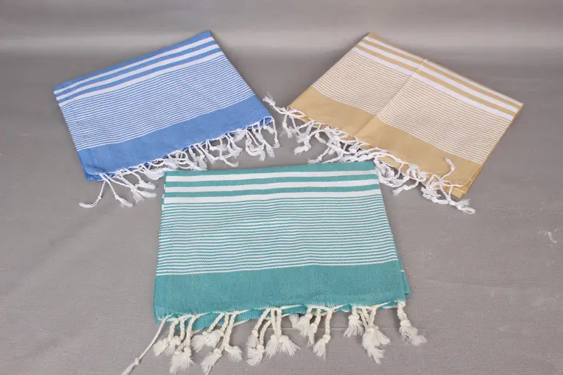 Gift Towel, Gym Towel, Monogrammed Hand Towel, Monogram Towels, 40x24 Cotton Striped Towel, Personalized Gifts, Gift For The Home, Bridesmaid Gifts - 4