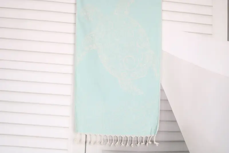 Kitchen Towel, Custom Turkish Towel, Best Friend Gift, Wedding Favors, 36x18 Cotton Carretta Patterned Towel, Custom Hand Towel, Engagement Gift - 1