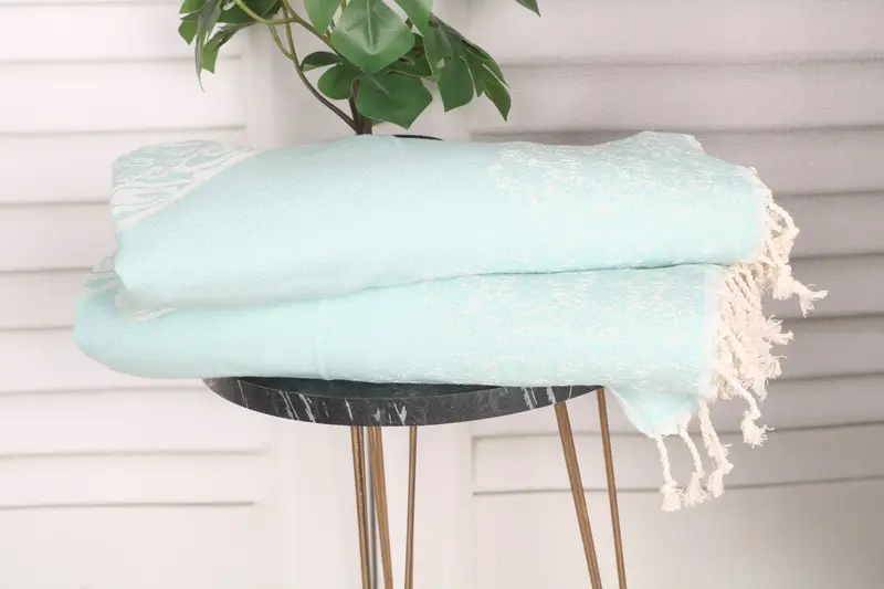 Kitchen Towel, Custom Turkish Towel, Best Friend Gift, Wedding Favors, 36x18 Cotton Carretta Patterned Towel, Custom Hand Towel, Engagement Gift - 4