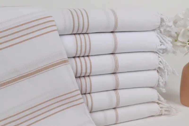 Absorbent Turkish towel, 70x40 Cotton Striped Towel, Bachelor Towel, Bridesmaid Gift Towel, Memorial Gift, Custom Towel Beach, Housewarming Gift - 1
