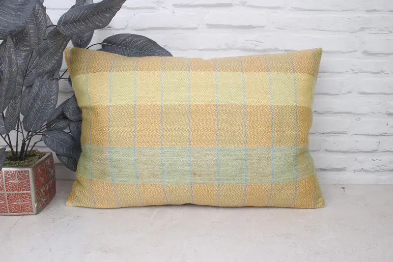 Customized Cushion, Pastel Cushion Cover, Boho Pillow, Cushion Case, Pillow for Couch, Pillow for Sofa, 16x24 Green Pillow Sham - 1