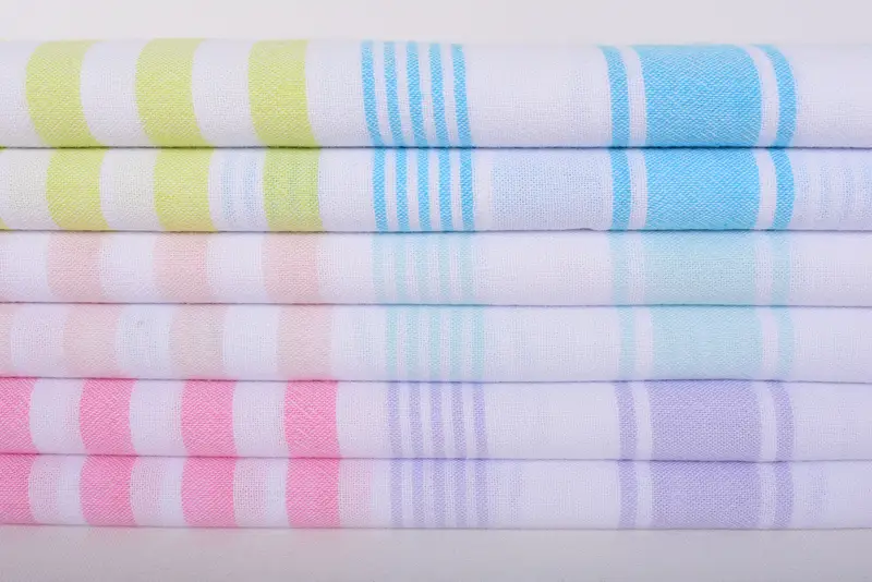 Spa-Handtuch, 36x7 Baumwollstreifentuch, Geschenkbox Handtuch, türkischer Handtuchstrand, authentisches türkisches Hammam Peshtemal, sandresistentes Handtuch, Bio-Handtuch - 3