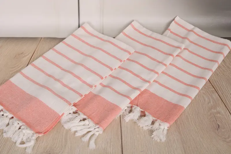 Turkish Hand Towel, Wedding Anniversary Gift, Bridesmaid Proposal Gift, Monogram Hand Towel, Personalized Gift, 36x18 Cotton Striped Towel - 6