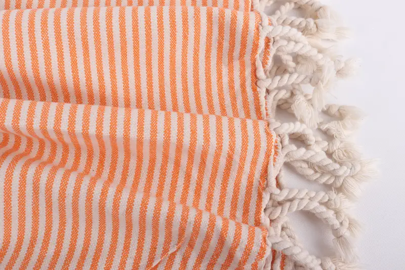 Bridesmaid Gifts, Bridesmaid Proposal Gift, Personalized Gift, Custom Towel, Handwoven Turkish bath towel, 70x36 Cotton Striped Towel, Travel Towel - 8