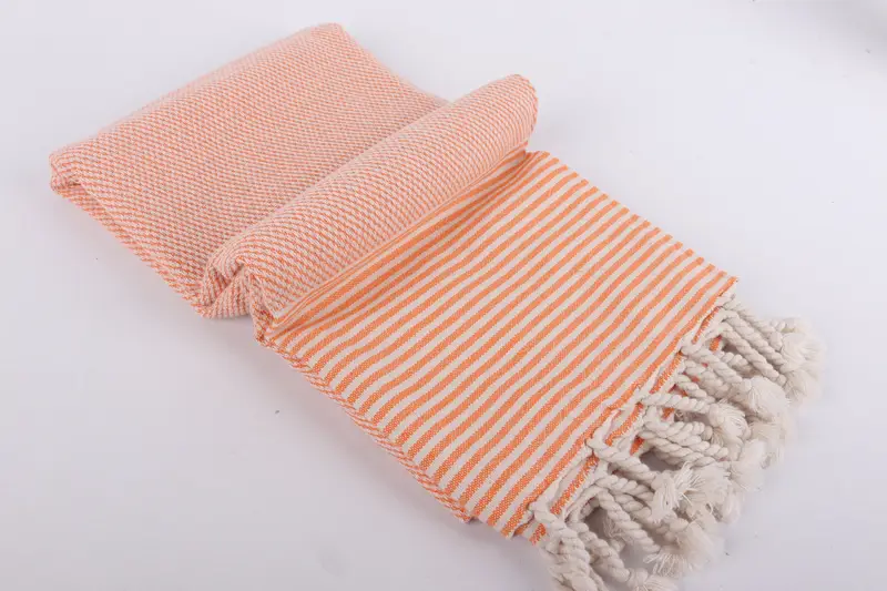 Bridesmaid Gifts, Bridesmaid Proposal Gift, Personalized Gift, Custom Towel, Handwoven Turkish bath towel, 70x36 Cotton Striped Towel, Travel Towel - 6
