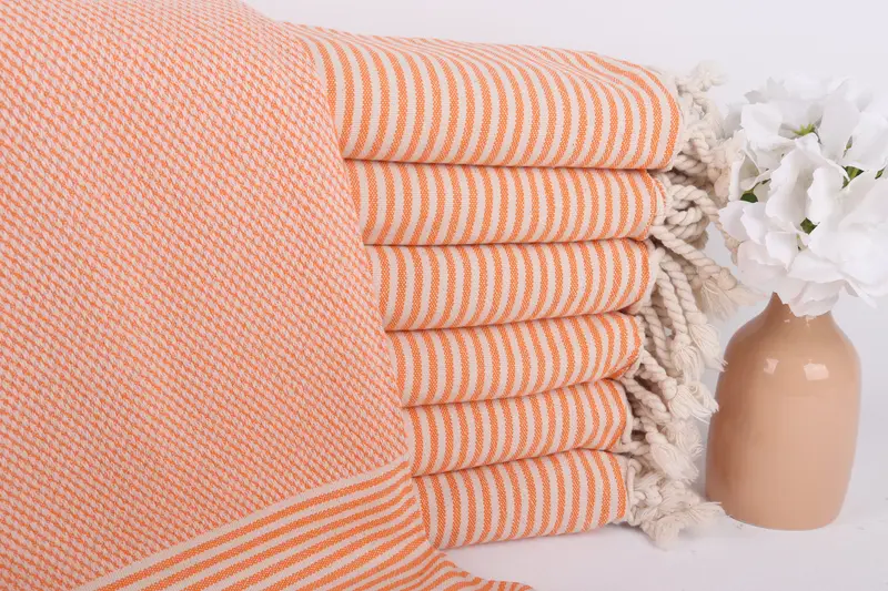 Bridesmaid Gifts, Bridesmaid Proposal Gift, Personalized Gift, Custom Towel, Handwoven Turkish bath towel, 70x36 Cotton Striped Towel, Travel Towel - 1