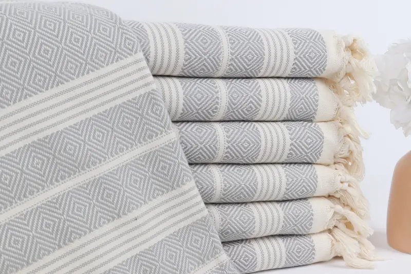 Home Decor Gifts, Organic Towel, Bachelorette Party Favors, 70x38 Cotton Diamond Towel, Wedding Day Gift For Bride, Bachelorette Party Decorations - 1