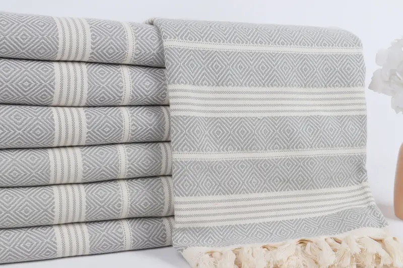 Home Decor Gifts, Organic Towel, Bachelorette Party Favors, 70x38 Cotton Diamond Towel, Wedding Day Gift For Bride, Bachelorette Party Decorations - 2