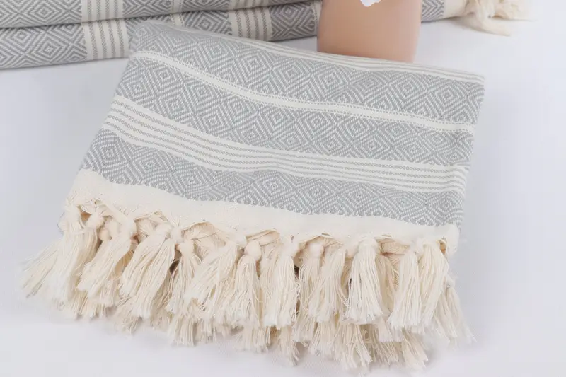 Home Decor Gifts, Organic Towel, Bachelorette Party Favors, 70x38 Cotton Diamond Towel, Wedding Day Gift For Bride, Bachelorette Party Decorations - 5
