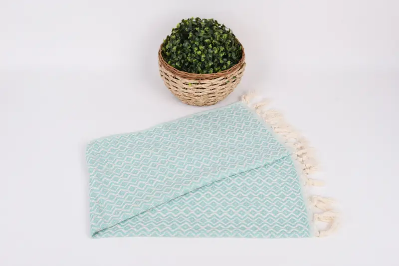 Toalla de spa, toalla de diamante de algodón 36x18, regalo hecho a mano, toalla de cocina, toalla de mano con monograma, regalo del día de San Valentín, paño de cocina personalizado - 4