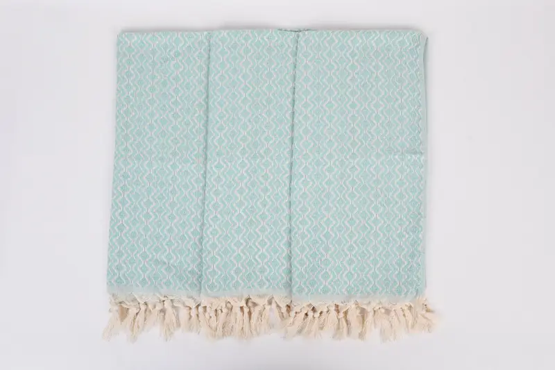 Toalla de spa, toalla de diamante de algodón 36x18, regalo hecho a mano, toalla de cocina, toalla de mano con monograma, regalo del día de San Valentín, paño de cocina personalizado - 7