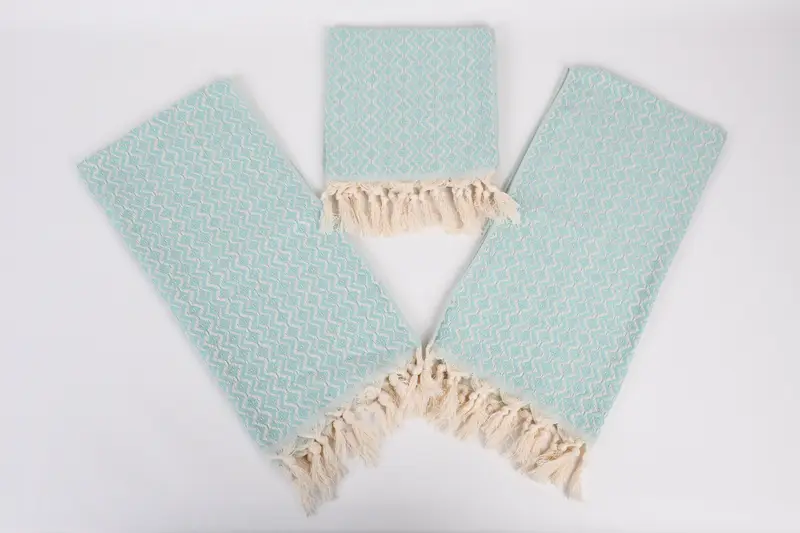 Toalla de spa, toalla de diamante de algodón 36x18, regalo hecho a mano, toalla de cocina, toalla de mano con monograma, regalo del día de San Valentín, paño de cocina personalizado - 6