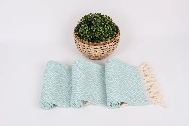 Toalla de spa, toalla de diamante de algodón 36x18, regalo hecho a mano, toalla de cocina, toalla de mano con monograma, regalo del día de San Valentín, paño de cocina personalizado - 8
