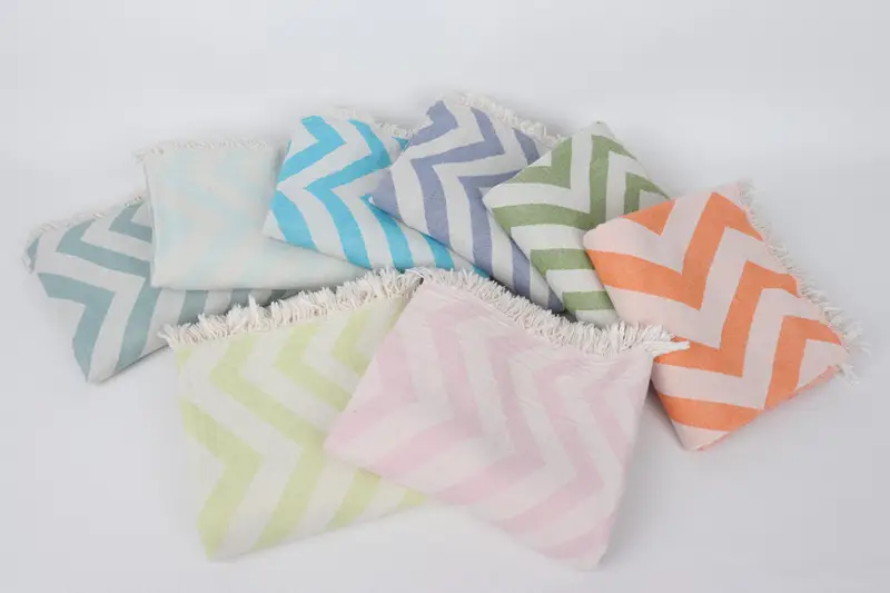 70x40 Cotton Zigzag Design Towel, Beach Towel Bulk, Valentines Day Gift For Her, Spa Towel, Custom Gift, Custom Towel Beach, Beach towel, Peshtemal - 3