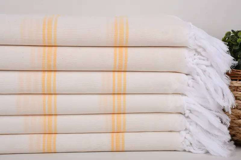 Bridesmaid Gift, Gift For Him, 70x40 Cotton Striped Towel, Wedding Towel, Vegas Bachelorette Party Favors, Home Decor Towel, Organic towel - 2