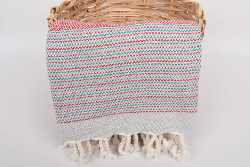 Fouta towel, Personalized Gifts, 64x40 Cotton Striped Towel, Organic Beach Towel, Wedding Gifts Towel, Wedding For Favor, Turkish Towel Set - 5