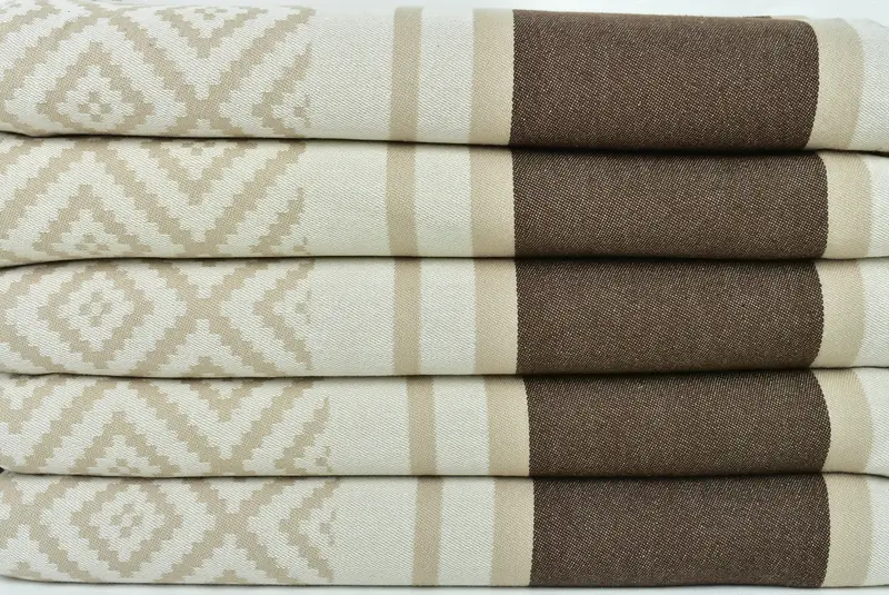 Summer Gift, Sand-free towel, Fouta towel, Organic Towel, 70x36 Cotton Sun Design Towel, Wedding Hand Made Gift, Bachelorette Party Favors Beach - 3