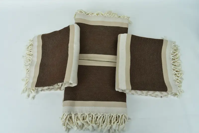 Summer Gift, Sand-free towel, Fouta towel, Organic Towel, 70x36 Cotton Sun Design Towel, Wedding Hand Made Gift, Bachelorette Party Favors Beach - 7