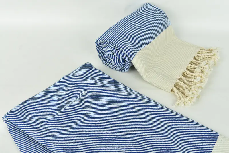 Fouta havlu, hoşgeldin düğün hediyesi, bridemaids plaj havlu, yoga havlu, monogramlı plaj havlusu, hızlı kuru plaj havlusu, 70x40 pamuklu çizgili havlu - 7