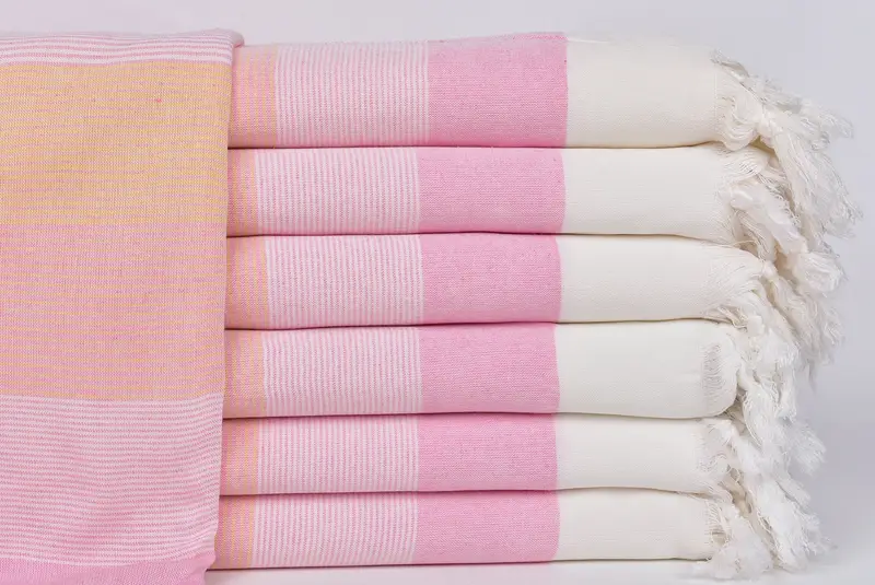 Monogram Turkish Towel, Personalized Turkish Towel, Gift For Wedding Day, 68x40 Cotton Striped Towel, Summer Towel, Unique Gift, Soft towel - 1