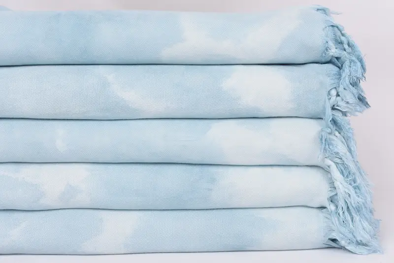 Housewarming Gift, Bachelor Gift, 70x36 Cotton Tie Dye Towel, Custom Towel, Soft organic Turkish peshtemal for luxury spa use, Personalized Towel - 4