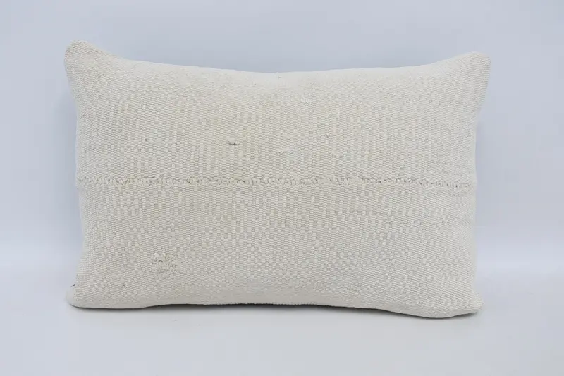 Antique Pillows, Morroccon Kilim Cushion Pillow, Custom Pillow Case, Cushion Case, Kilim Pillow Cover, Kilim Cushion Sham, 16x24 White Pillow Sham - 1