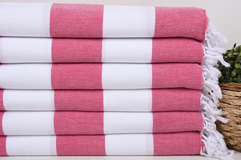 Cute Beach Towel, Turkish towel, 70x40 Cotton Striped Towel, Customized Towels, Embroidery Towel, Summer Gift, Beach Wedding Favor, Bridesmaid Gifts - 2