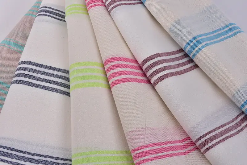 Bachelorette Party Gifts, Girls Weekend Getaways Ideas, 70x40 Cotton Striped Towel, Boyfriend Christmas Gift, Travel towel, Absorbent towel - 5
