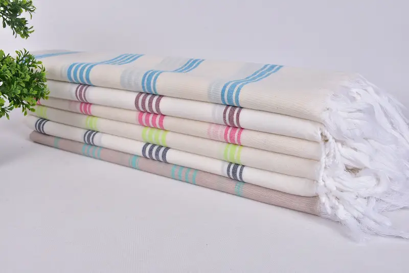Bachelorette Party Gifts, Girls Weekend Getaways Ideas, 70x40 Cotton Striped Towel, Boyfriend Christmas Gift, Travel towel, Absorbent towel - 3