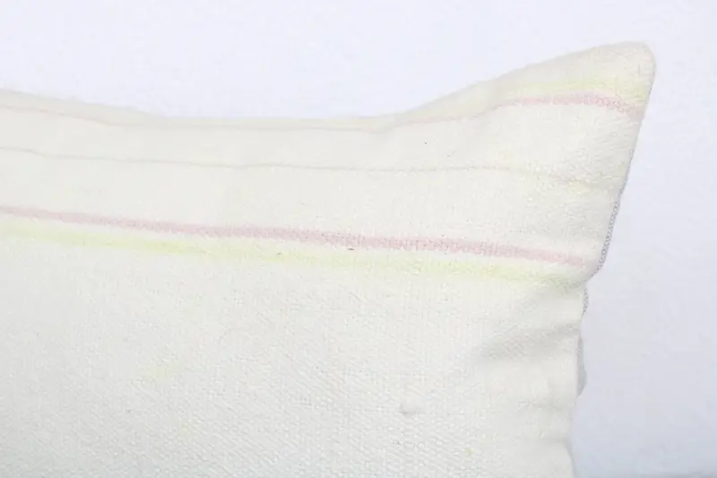 12x20 White Pillow Sham, Boho Pillow, Outdoor Patio Pillow Cover, Boho Throw Pillow Sham, Cushion Case, Pillow for Sofa, Antique Pillows - 5