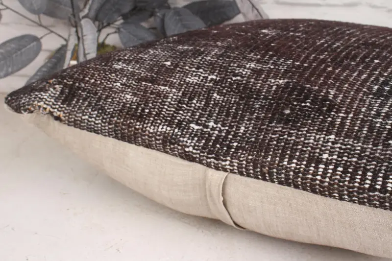 20x20 Brown Pillow Case, Sofa Bolster Pillow, Meditation Cushion Case, Pillow for Sofa, Home Decor Pillow, Pillow for Couch, Cushion - 7
