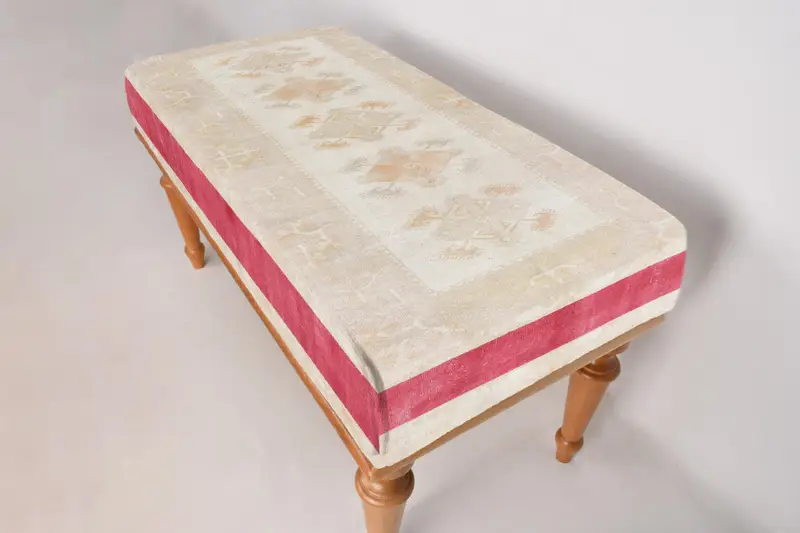Çamurlu tezgah, Osmanlı tezgahı, döşemeli tezgah, pencere tezgahı koltuk, Türk halı tezgahı, Kilim tezgahı, ev dekor tezgahı, el yapımı tezgah - 7