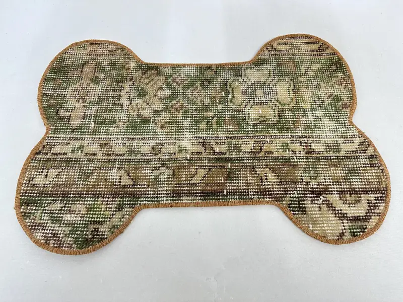 Modern Bone-Shaped Pet Bed, Unique Eco-Friendly Kilim for Stylish Living, Comfortable for Dogs and Cats - 1