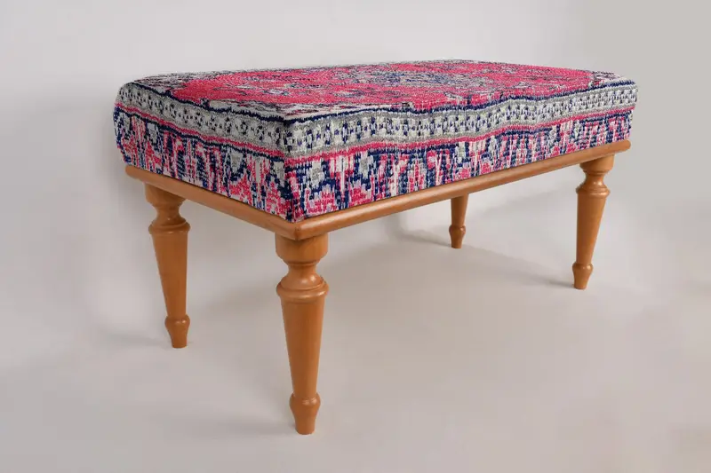 Madalyon tezgahı, çamurluk tezgahı, Osmanlı tezgahı, döşemeli tezgah, Türk halı tezgahı, Kilim tezgahı, ev dekor tezgahı, el yapımı tezgah - 7