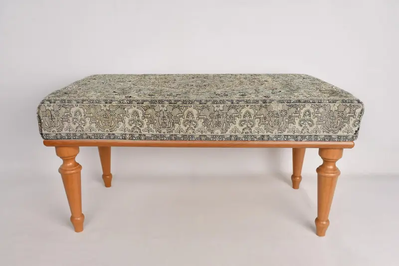 Kahve tezgahı, ahşap iş tezgahı, Osmanlı tezgahı, döşemeli tezgah, Türk halı tezgahı, Kilim tezgahı, ev dekor tezgahı, el yapımı tezgah, - 4