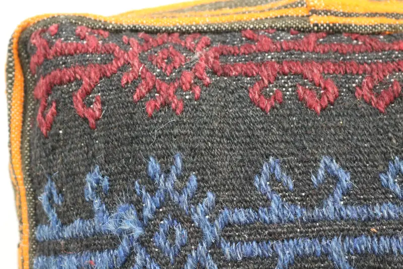 Kilim Pouf, zemin pufu, 24x24x6, zemin yastık örtüsü, desenli Kilim pufları, bahçe pouf yastık kapağı, ev dekoru pufları SP606015 67 - 3