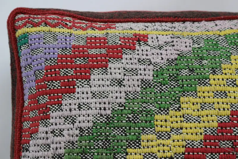 Kilim Pouf, zemin pufu, 24x24x6, zemin yastık örtüsü, işlemeli Kilim Pouf, bahçe pouf yastık kapağı, ev dekoru pufları SP606015 90 - 3