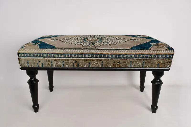 Bohem tezgahı, madalyon tezgahı, Osmanlı tezgahı, döşemeli tezgah, Türk halı tezgahı, Kilim tezgahı, ev dekor tezgahı, el yapımı tezgah - 4