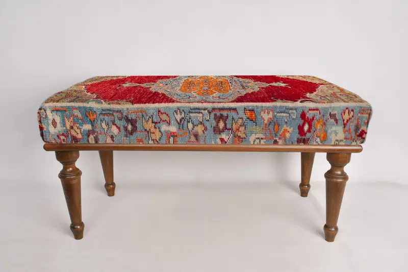 Madalyon tezgahı, oturma tezgahı, Osmanlı tezgahı, döşemeli tezgah, Türk halı tezgahı, Kilim tezgahı, ev dekor tezgahı, el yapımı tezgah - 5