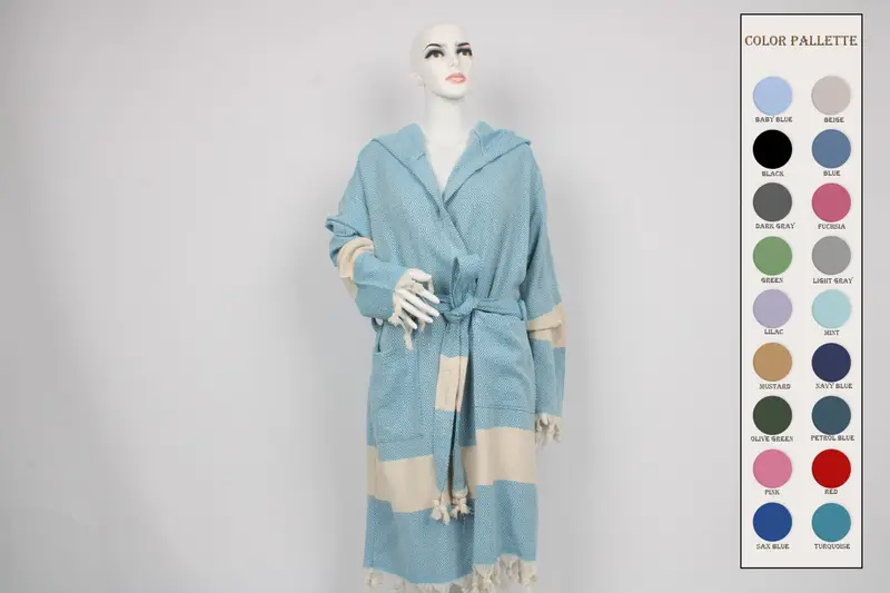 Turkish Towel Robe, Robes for Wedding Gifts, Organic Housecoat, Unisex Bathrobe, Mens and Womens Robe, Morning Gown, Chic Beach Cloths,