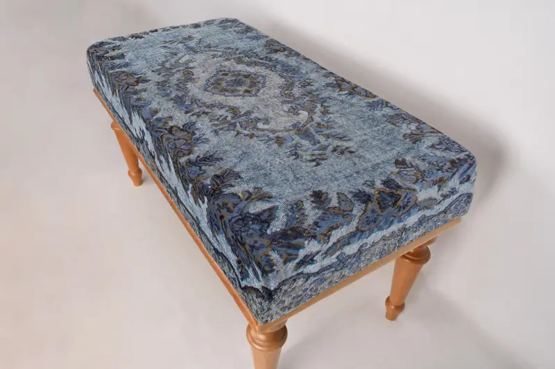 Çiçek Deseni, Piyano Tezgahı, Masa Tezgahı, Osmanlı Tezgahı, Döşemeli Tezgah, Türk Halı Tezgahı, Kilim Tezgahı, Ev Dekor Tezgahı, El Yapımı Tezgah - 6