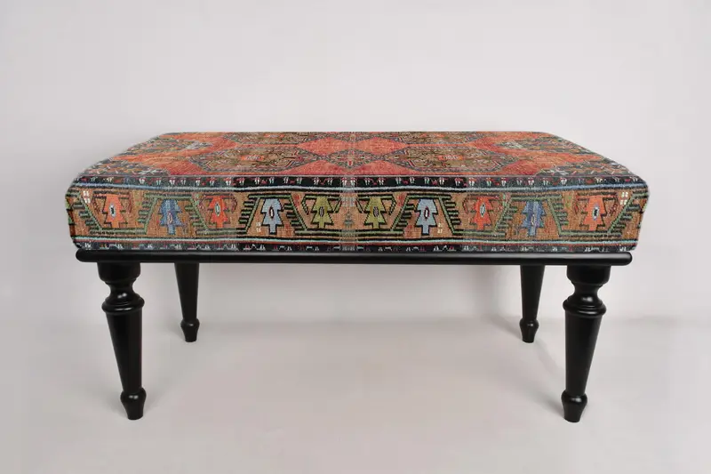 Aztek tezgahı, bohem tezgahı, masa tezgahı, osmanlı tezgah, döşemeli tezgah, Türk halı tezgahı, Kilim tezgahı, ev dekor tezgahı, el yapımı tezgah - 6