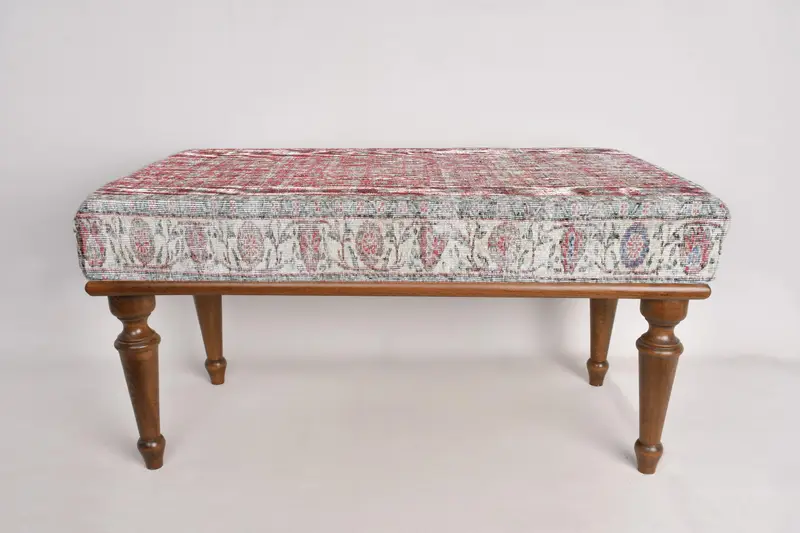 Koridor tezgahı, pencere tezgahı koltuk, Osmanlı tezgahı, döşemeli tezgah, Türk halı tezgahı, Kilim tezgahı, ev dekor tezgahı, el yapımı tezgah - 5
