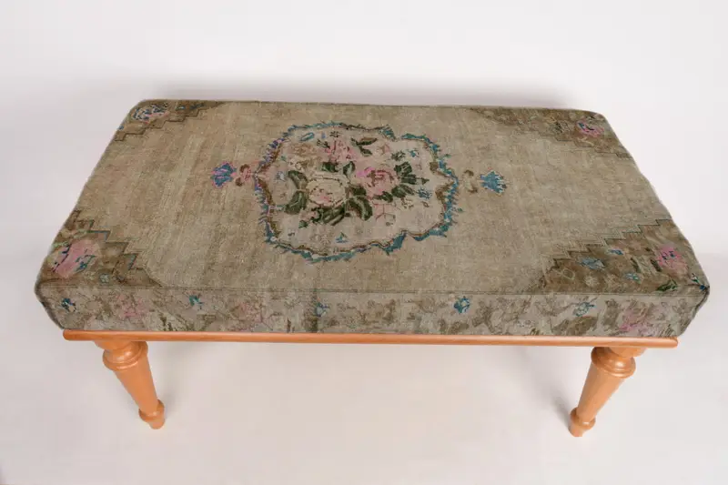 Osmanlı tezgahı, döşemeli tezgah, Türk halı tezgahı, Kilim tezgahı, ev dekorasyonu tezgahı, el yapımı tezgah, koridor tezgahı, ahşap iş tezgahı - 1