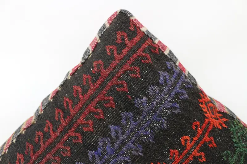 Kilim Pouf, zemin pufu, 24x24x6, zemin yastık örtüsü, desenli Kilim Pouf, bahçe pouf yastık kapağı, ev dekor pufları sp606015 118 - 4
