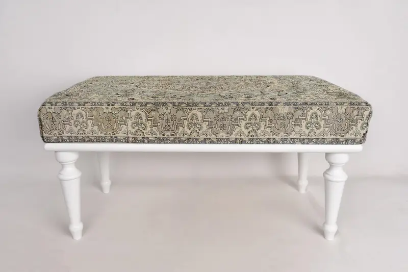 Kahve tezgahı, ahşap iş tezgahı, Osmanlı tezgahı, döşemeli tezgah, Türk halı tezgahı, Kilim tezgahı, ev dekor tezgahı, el yapımı tezgah, - 3