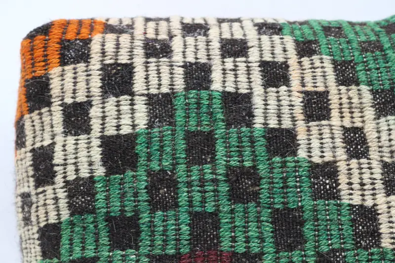 Kilim pouf, zemin pufu, 24x24x6, armut koltuk, işlemeli pouf, armut pouf, zemin yastık kapağı, bahçe pouf yastık kapağı, ev dekoru pufları sp606015 159 - 3